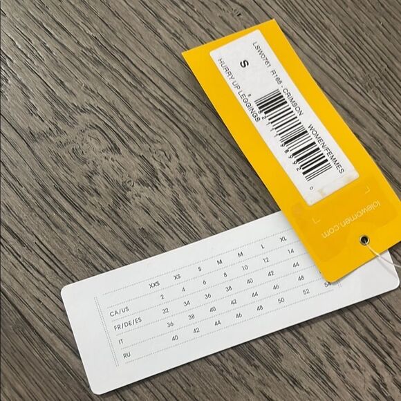 Lole Pink and Black Leggings Elastic Waistband size small NEW WITH TAGS - Picture 5 of 9